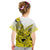 Hawaii Kid T Shirt Polynesian Shark Tattoo With Plumeria Yellow Gradient LT14 - Polynesian Pride