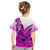 Hawaii Kid T Shirt Polynesian Shark Tattoo With Plumeria Pink Gradient LT14 - Polynesian Pride