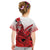 Hawaii Kid T Shirt Polynesian Shark Tattoo With Plumeria Red Gradient LT14 - Polynesian Pride