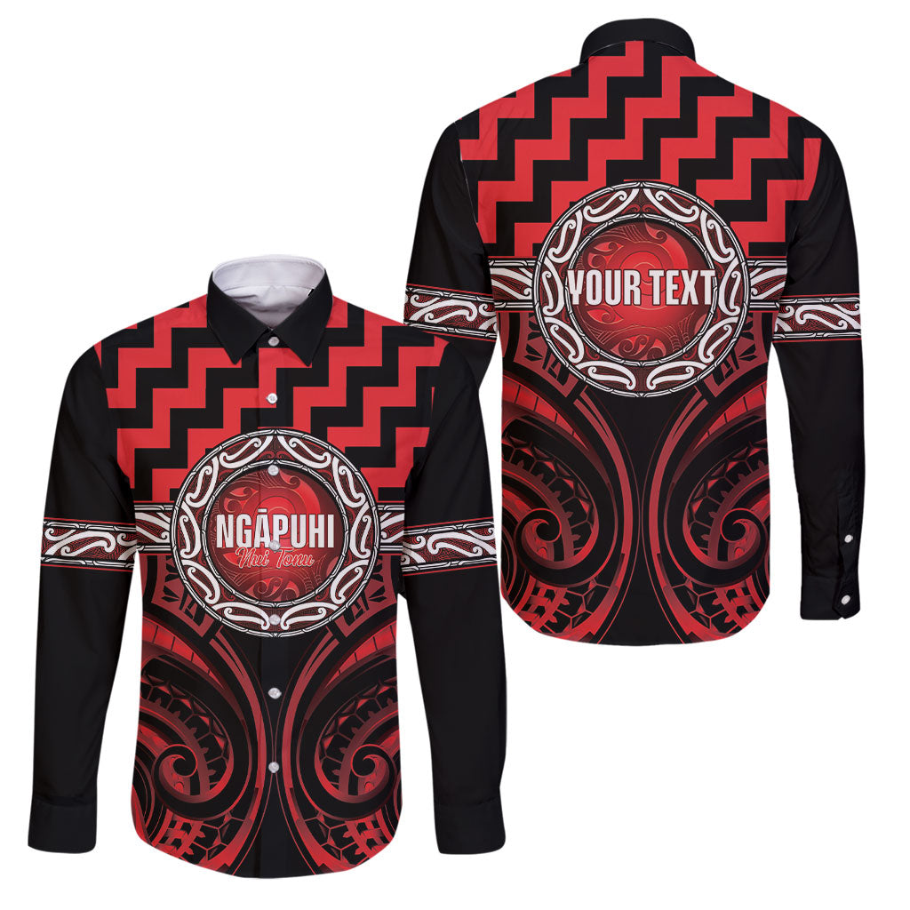 Aotearoa Ngapuhi Personalised Family Matching Off Shoulder Short Dress and Hawaiian Shirt Maori Iwi Poutama Puhoro Tattoo