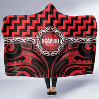 Aotearoa Ngapuhi Hooded Blanket Maori Iwi Poutama Puhoro Tattoo