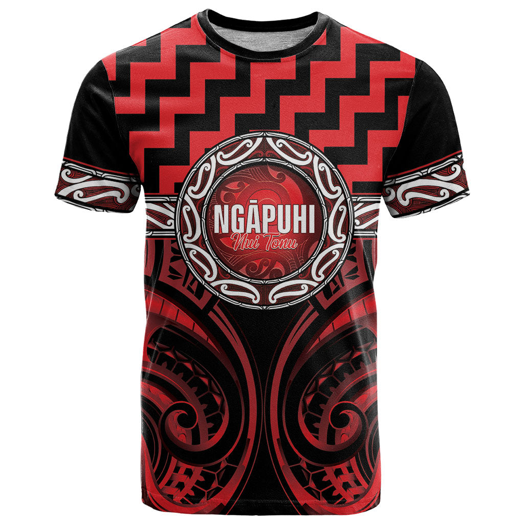 Aotearoa Ngapuhi Personalised T Shirt Maori Iwi Poutama Puhoro Tattoo