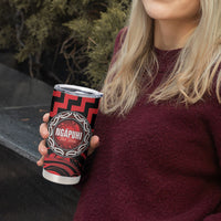 Aotearoa Ngapuhi Personalised Tumbler Cup Maori Iwi Poutama Puhoro Tattoo