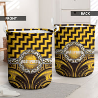 Aotearoa Ngati Porou Laundry Basket Maori Iwi Poutama Puhoro Tattoo