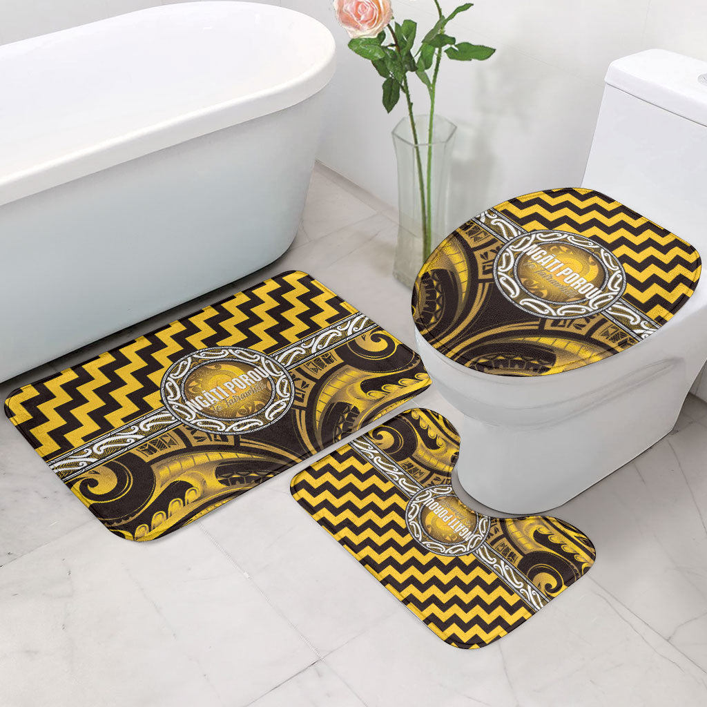 Aotearoa Ngati Porou Bathroom Set Maori Iwi Poutama Puhoro Tattoo