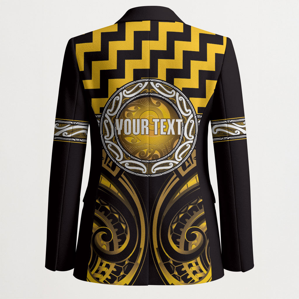 Aotearoa Ngati Porou Personalised Blazer Maori Iwi Poutama Puhoro Tattoo