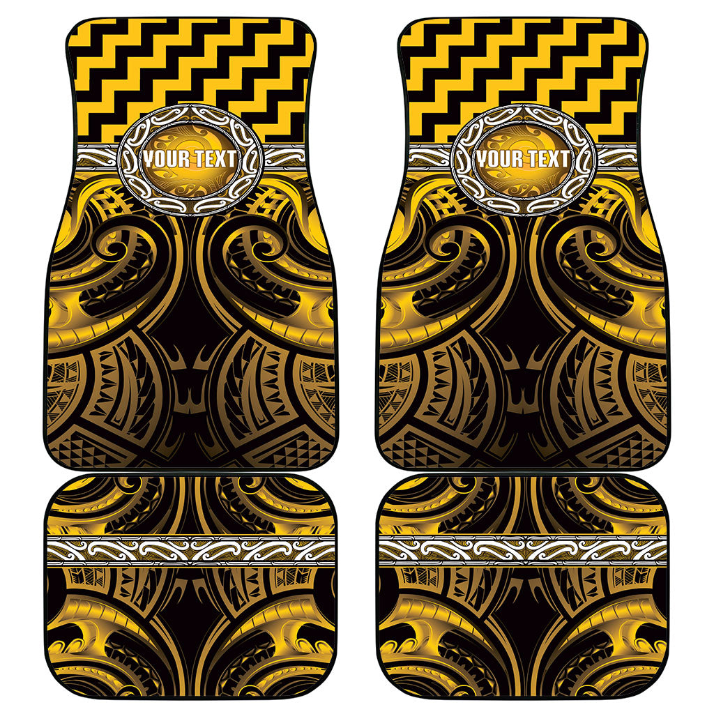 Aotearoa Ngati Porou Personalised Car Mats Maori Iwi Poutama Puhoro Tattoo