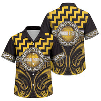 Aotearoa Ngati Porou Personalised Family Matching Puletasi and Hawaiian Shirt Maori Iwi Poutama Puhoro Tattoo