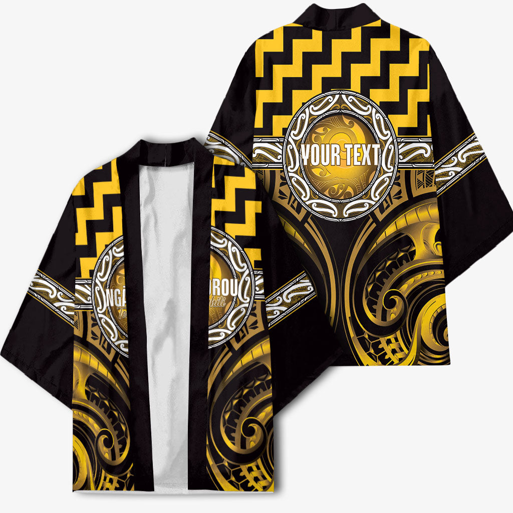 Aotearoa Ngati Porou Personalised Kimono Maori Iwi Poutama Puhoro Tattoo