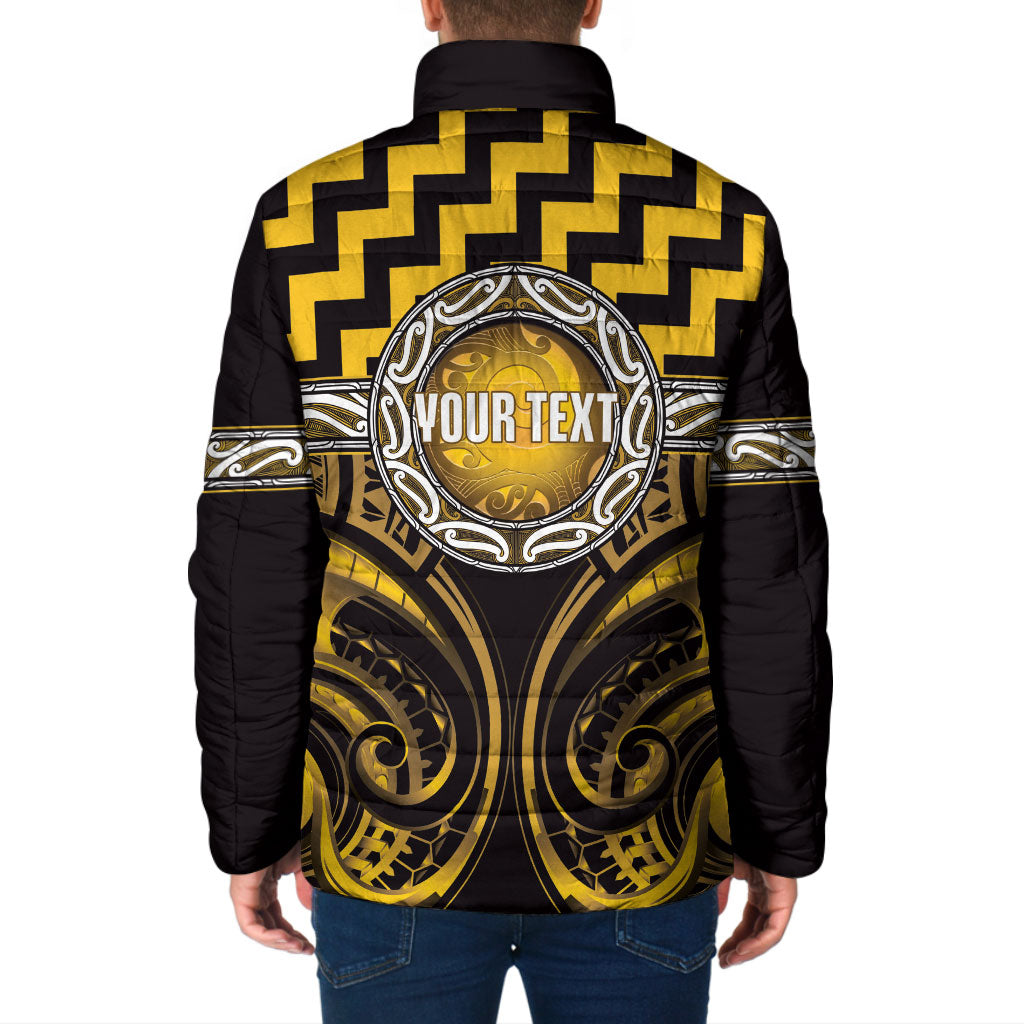 Aotearoa Ngati Porou Personalised Padded Jacket Maori Iwi Poutama Puhoro Tattoo