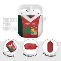 Rugby Tonga and Lebanon AirPods Case Mate Maa Tonga Cedars Together LT14 - Polynesian Pride