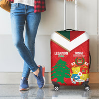 Rugby Tonga and Lebanon Luggage Cover Mate Maa Tonga Cedars Together LT14 - Polynesian Pride