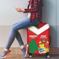 Rugby Tonga and Lebanon Luggage Cover Mate Maa Tonga Cedars Together LT14 - Polynesian Pride