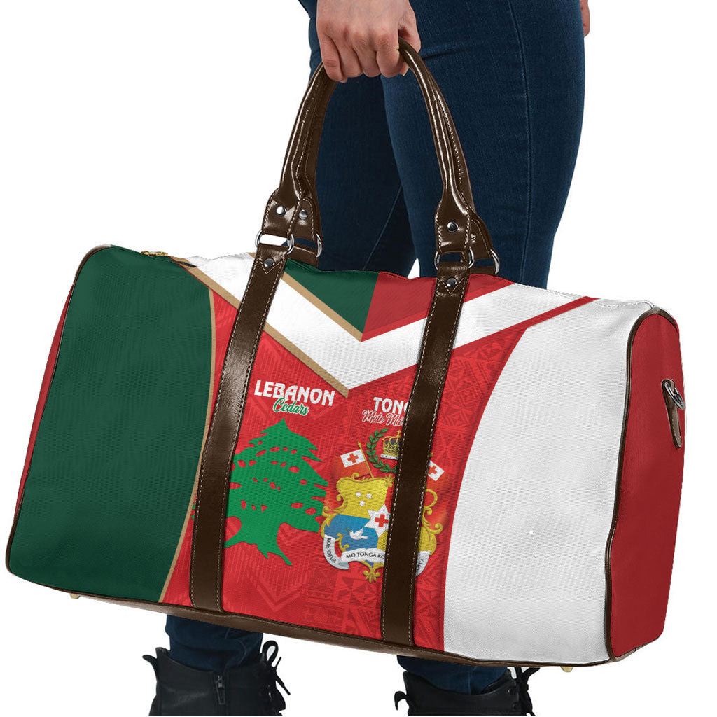 Rugby Tonga and Lebanon Travel Bag Mate Maa Tonga Cedars Together LT14 - Polynesian Pride