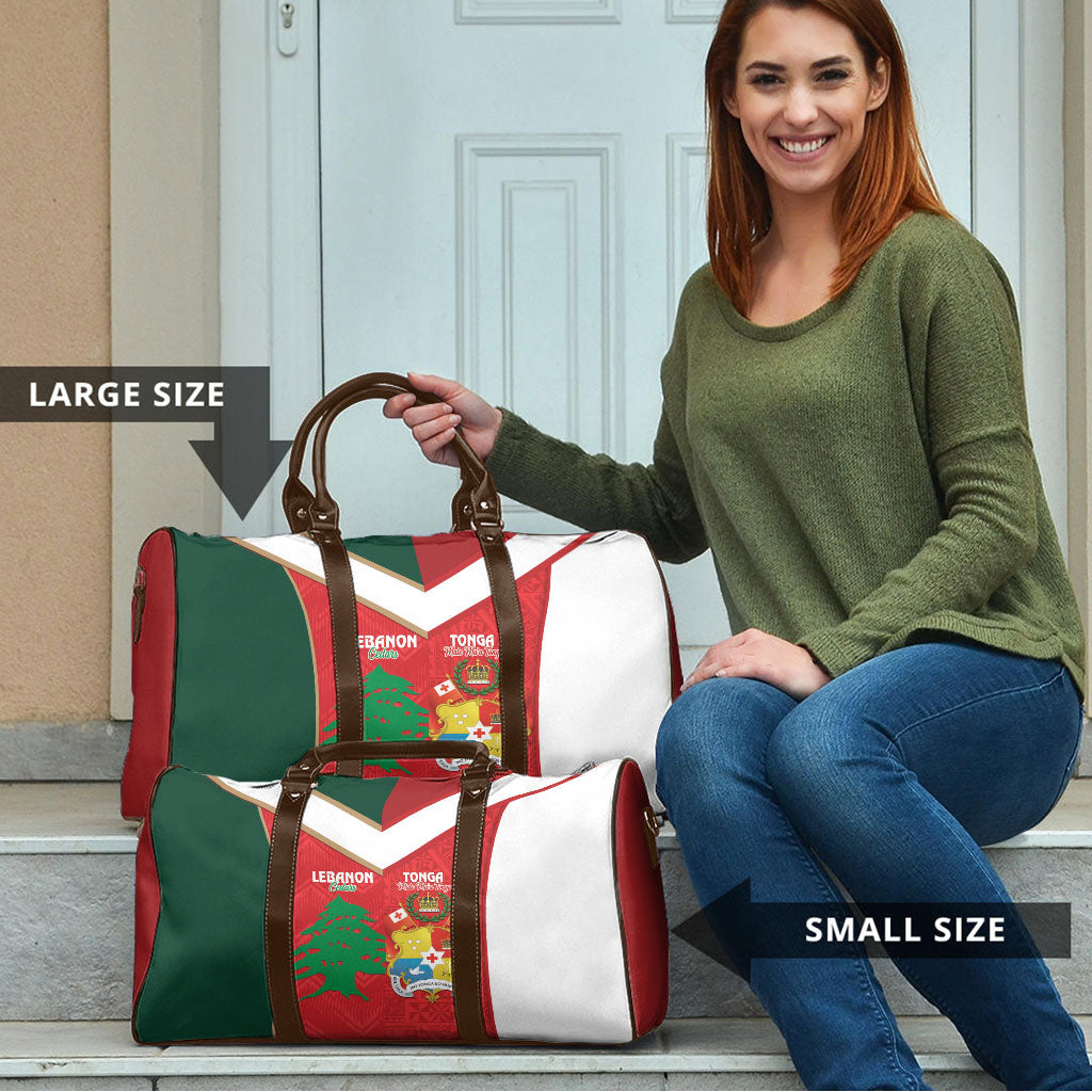 Rugby Tonga and Lebanon Travel Bag Mate Maa Tonga Cedars Together LT14 - Polynesian Pride