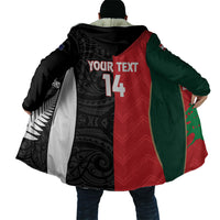 Custom Rugby New Zealand and Lebanon Cloak All Black Cedars Together LT14 - Polynesian Pride