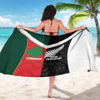 Rugby New Zealand and Lebanon Sarong All Black Cedars Together LT14 - Polynesian Pride