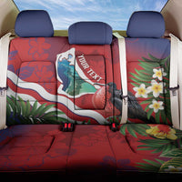 Personalised Kiribati Tarawa Atoll Back Car Seat Cover Frigate Bird With Map Tropical Style