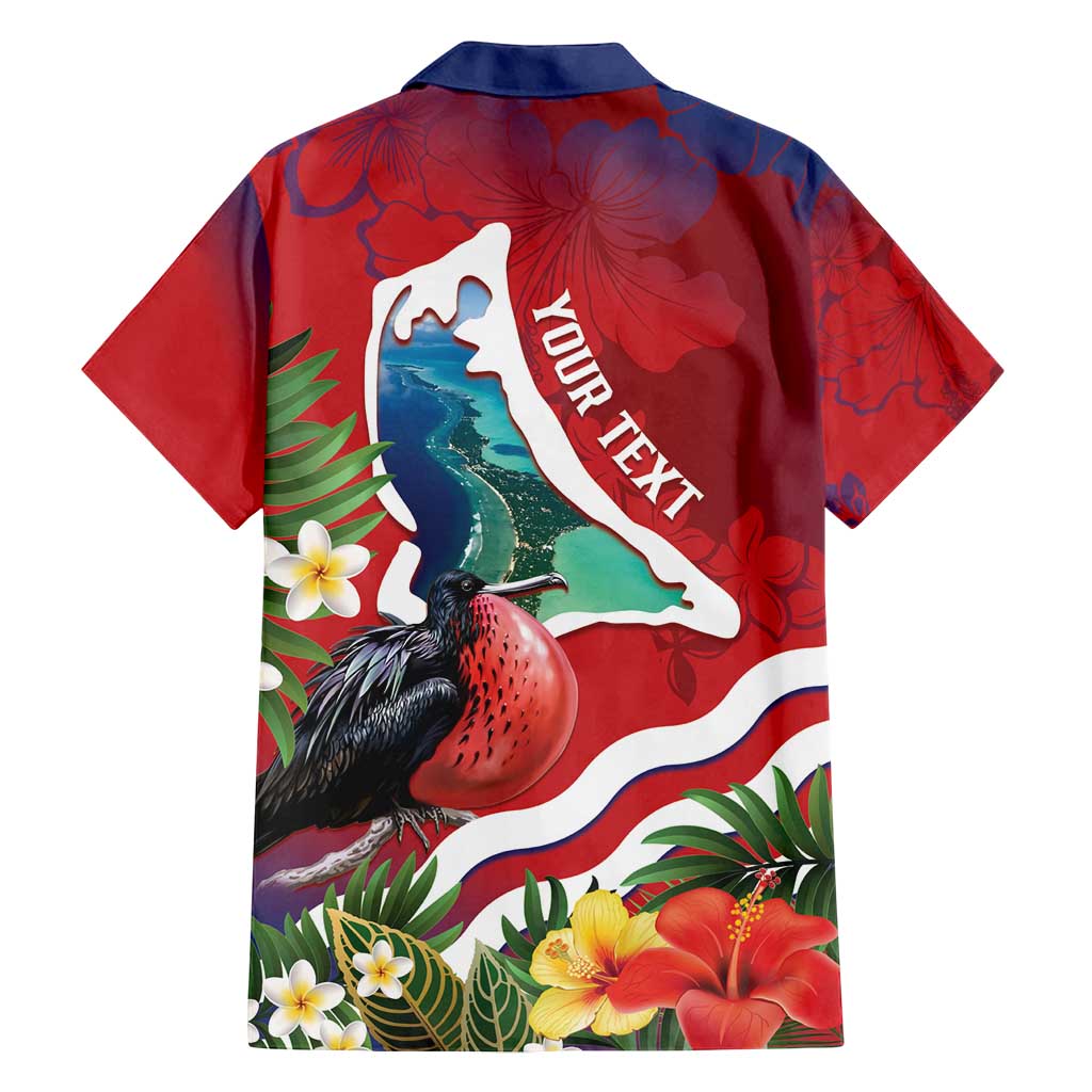 Personalised Kiribati Tarawa Atoll Family Matching Off Shoulder Maxi Dress and Hawaiian Shirt Frigate Bird With Map Tropical Style LT14 - Polynesian Pride