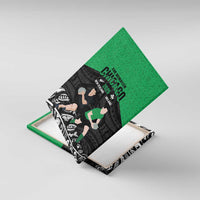 New Zealand and Ireland Rugby Canvas Wall Art Chicago 2025 Go All Black Shamrocks - Polynesian Pride