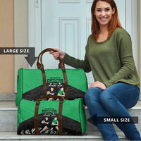 New Zealand and Ireland Rugby Travel Bag Chicago 2025 Go All Black Shamrocks LT14 - Polynesian Pride