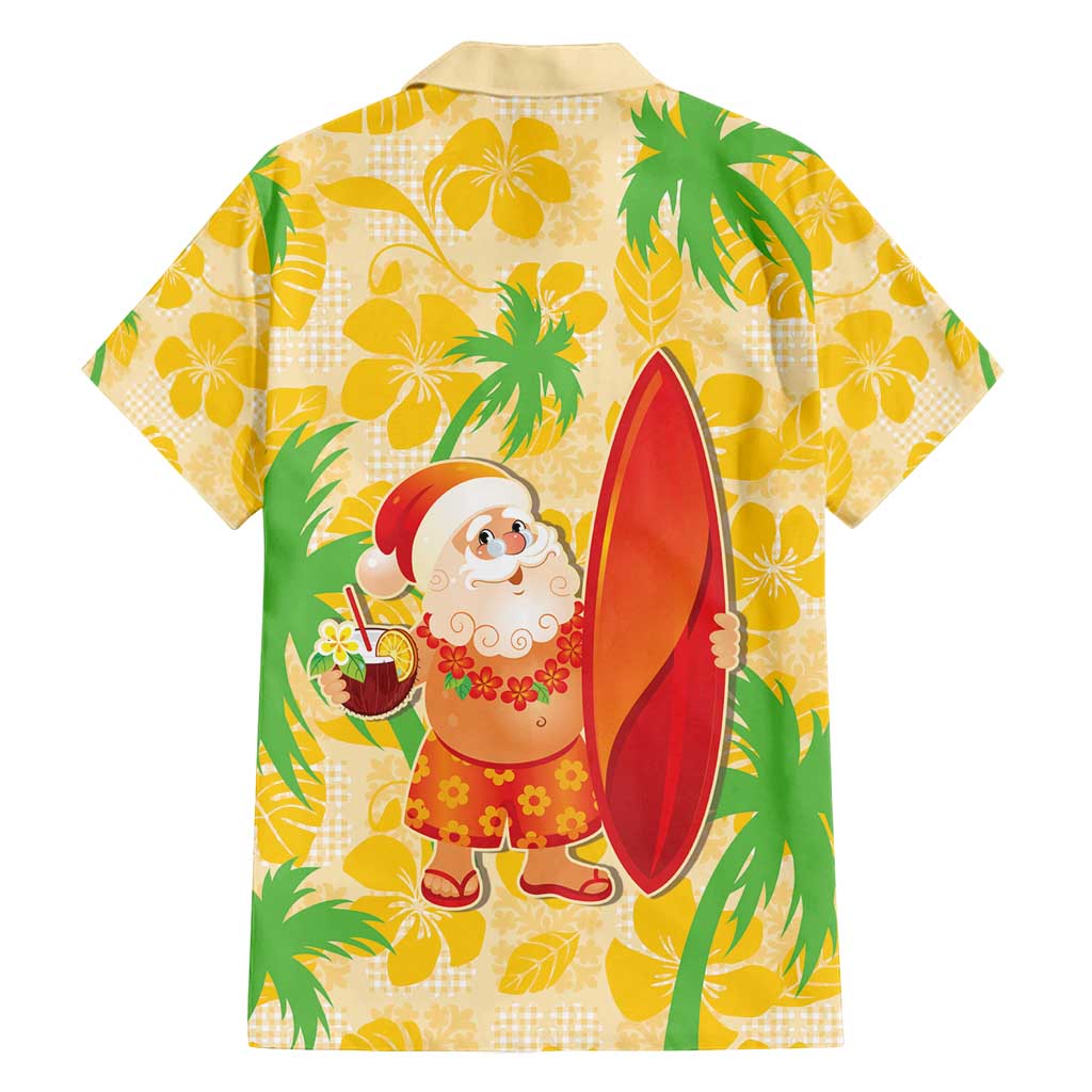 Aloha Hawaii Christmas Family Matching Puletasi and Hawaiian Shirt Mele Kalikimaka Funny Santa Palaka Quilt Motifs LT14 - Polynesian Pride