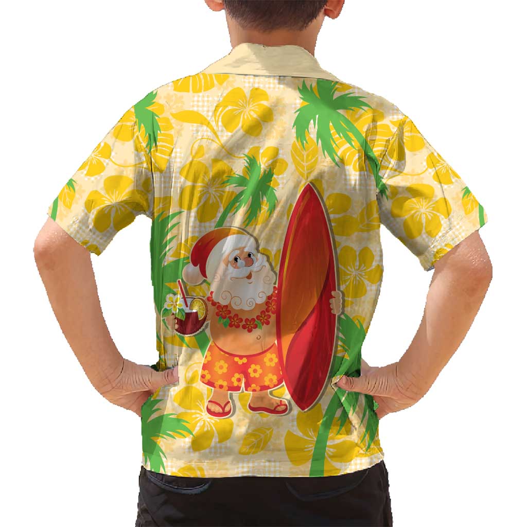 Aloha Hawaii Christmas Family Matching Summer Maxi Dress and Hawaiian Shirt Mele Kalikimaka Funny Santa Palaka Quilt Motifs LT14 - Polynesian Pride