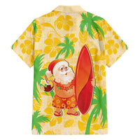 Aloha Hawaii Christmas Family Matching Summer Maxi Dress and Hawaiian Shirt Mele Kalikimaka Funny Santa Palaka Quilt Motifs LT14 - Polynesian Pride