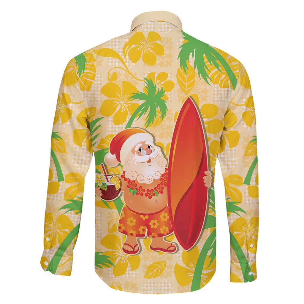 Aloha Hawaii Christmas Family Matching Summer Maxi Dress and Hawaiian Shirt Mele Kalikimaka Funny Santa Palaka Quilt Motifs LT14 - Polynesian Pride