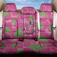 Aloha Hawaii Christmas Back Car Seat Cover Mele Kalikimaka Chill Flamingo Palaka Quilt Motifs LT14 One Size Pink - Polynesian Pride