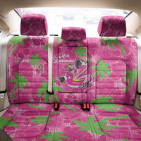 Aloha Hawaii Christmas Back Car Seat Cover Mele Kalikimaka Chill Flamingo Palaka Quilt Motifs LT14 - Polynesian Pride
