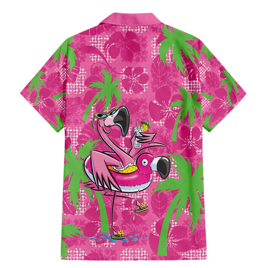 Aloha Hawaii Christmas Family Matching Mermaid Dress and Hawaiian Shirt Mele Kalikimaka Chill Flamingo Palaka Quilt Motifs LT14 - Polynesian Pride