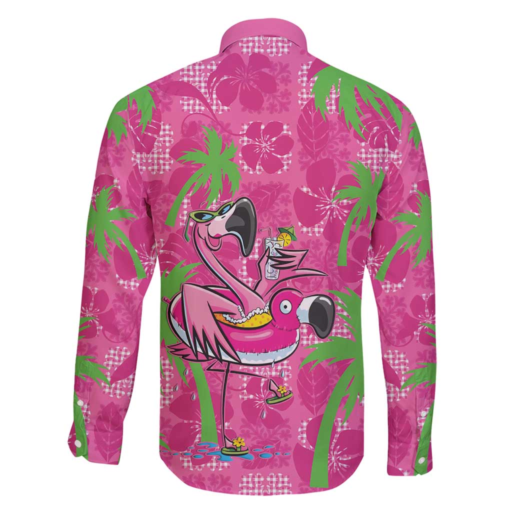 Aloha Hawaii Christmas Family Matching Off Shoulder Short Dress and Hawaiian Shirt Mele Kalikimaka Chill Flamingo Palaka Quilt Motifs LT14 - Polynesian Pride