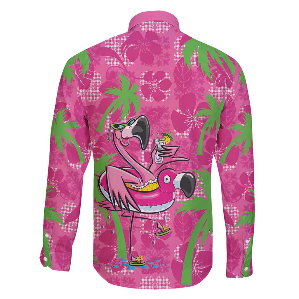 Aloha Hawaii Christmas Family Matching Short Sleeve Bodycon Dress and Hawaiian Shirt Mele Kalikimaka Chill Flamingo Palaka Quilt Motifs LT14 - Polynesian Pride