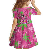 Aloha Hawaii Christmas Family Matching Summer Maxi Dress and Hawaiian Shirt Mele Kalikimaka Chill Flamingo Palaka Quilt Motifs LT14 - Polynesian Pride