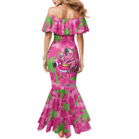 Aloha Hawaii Christmas Mermaid Dress Mele Kalikimaka Chill Flamingo Palaka Quilt Motifs LT14 - Polynesian Pride