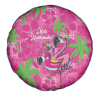 Aloha Hawaii Christmas Spare Tire Cover Mele Kalikimaka Chill Flamingo Palaka Quilt Motifs LT14 - Polynesian Pride