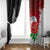 Custom New Zealand And England Rugby Window Curtain 2023 World Cup All Black Combine Red Roses LT14 - Polynesian Pride