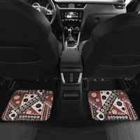 Bula Fiji Car Mats Unique Masi Tapa Pattern LT14