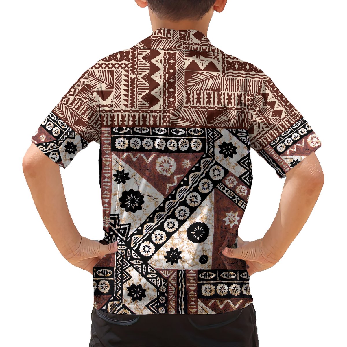 Bula Fiji Hawaiian Shirt Unique Masi Tapa Pattern LT14 - Polynesian Pride
