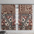 Bula Fiji Window Curtain Unique Masi Tapa Pattern LT14