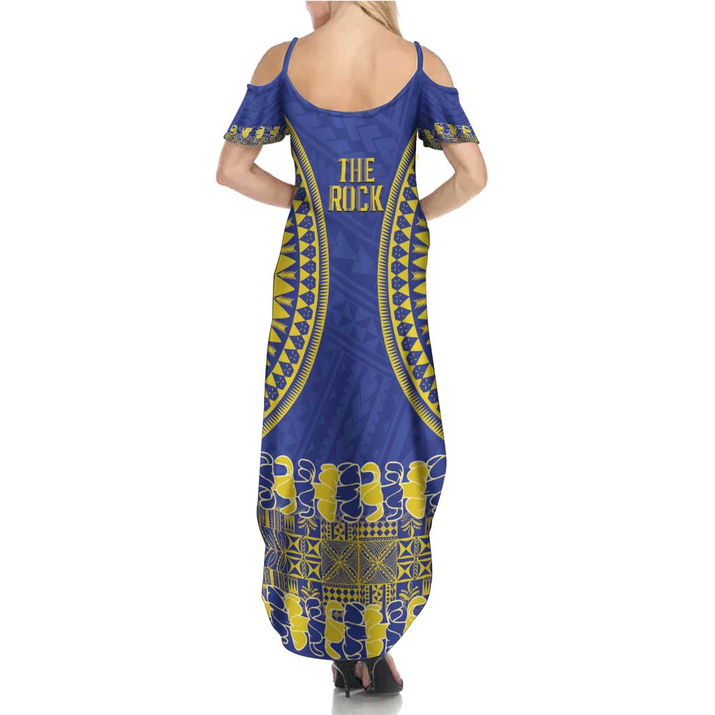 Fakaalofa Lahi Atu Niue Family Matching Summer Maxi Dress and Hawaiian Shirt Siapo Pattern With Puakenikeni LT14 - Polynesian Pride