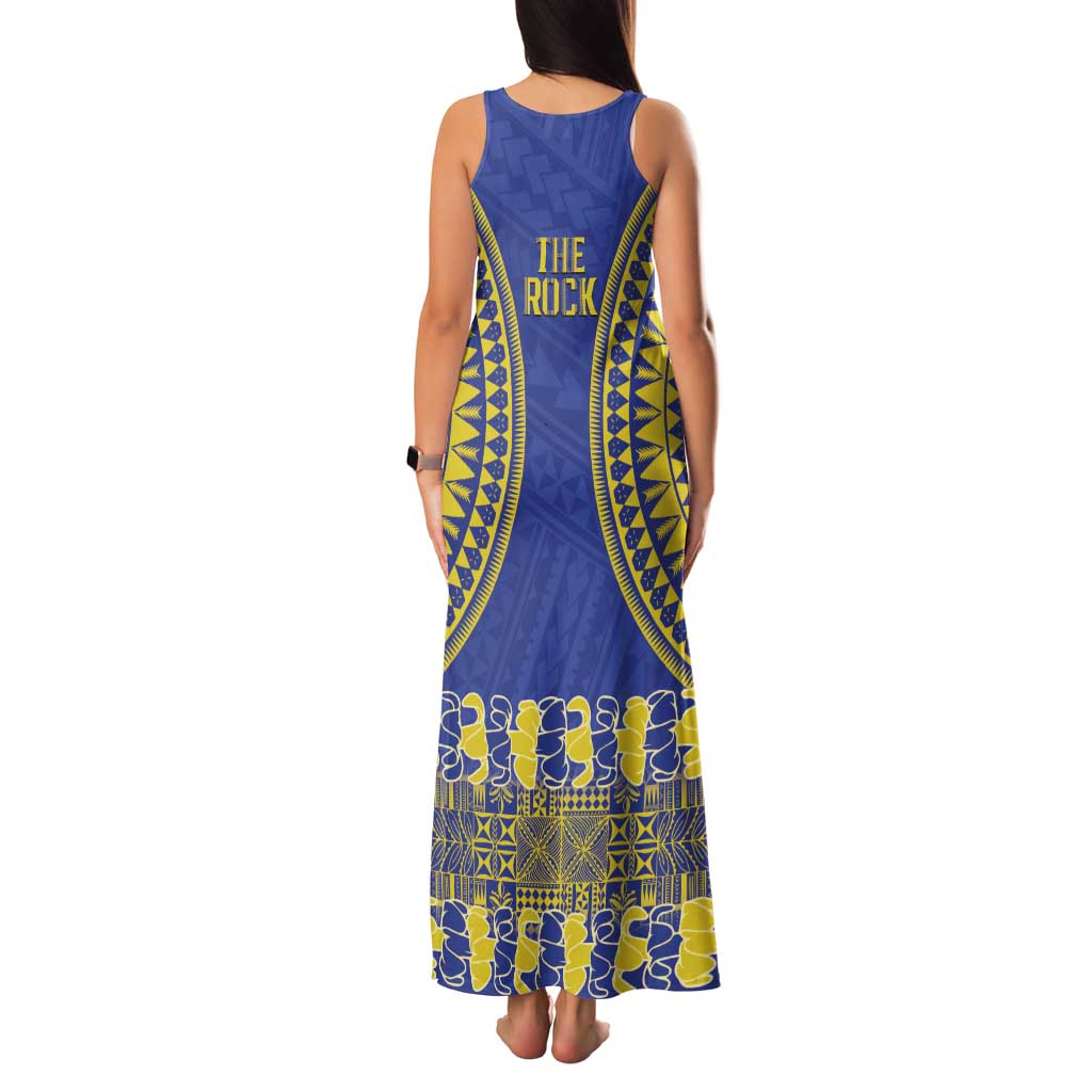 Fakaalofa Lahi Atu Niue Family Matching Tank Maxi Dress and Hawaiian Shirt Siapo Pattern With Puakenikeni LT14 - Polynesian Pride