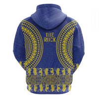 Fakaalofa Lahi Atu Niue Hoodie Siapo Pattern With Puakenikeni