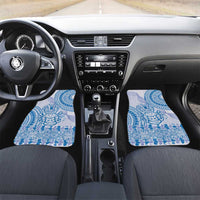 Niue Language Week Car Mats The Rock Coconut Crab - Siapo Blue Pastel