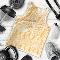 Niue Language Week Men Tank Top The Rock Coconut Crab - Siapo Gold Pastel