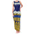 Tokelau Language Week Family Matching Tank Maxi Dress and Hawaiian Shirt Tokelauan Tuluma With Gardenia Thunbergia