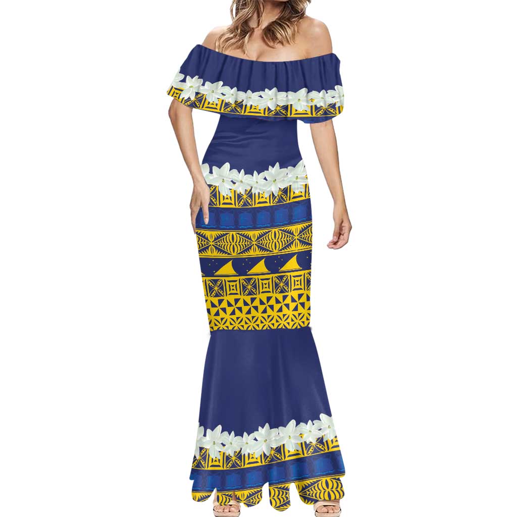 Tokelau Language Week Mermaid Dress Tokelauan Tuluma With Gardenia Thunbergia