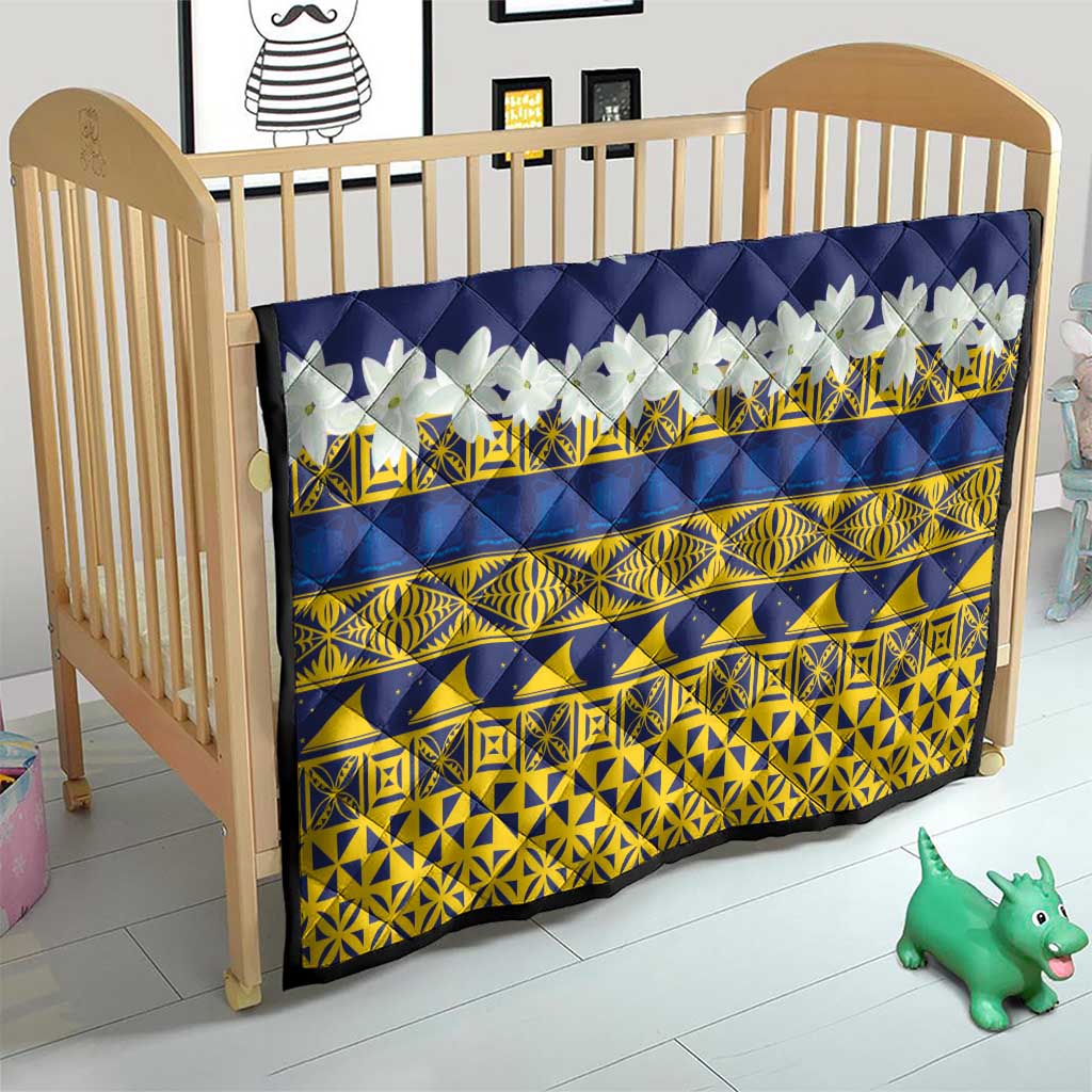 Tokelau Language Week Quilt Tokelauan Tuluma With Gardenia Thunbergia