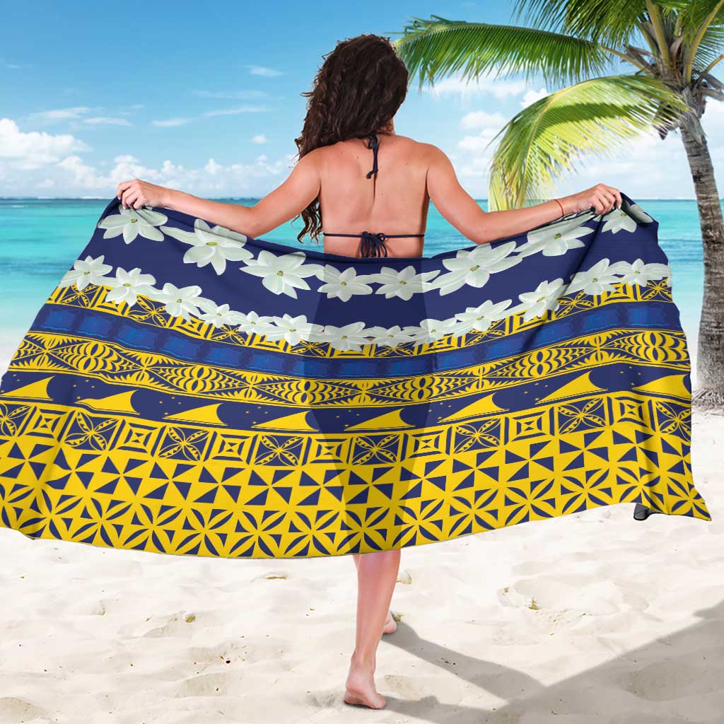 Tokelau Language Week Sarong Tokelauan Tuluma With Gardenia Thunbergia